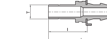 Tube Adapters dimension diagram